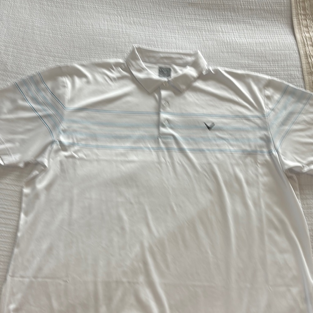 Men’s Callaway Golf White Polo Shirt